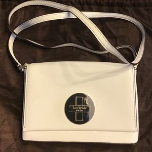 White Kate Spade Cross Body Bag